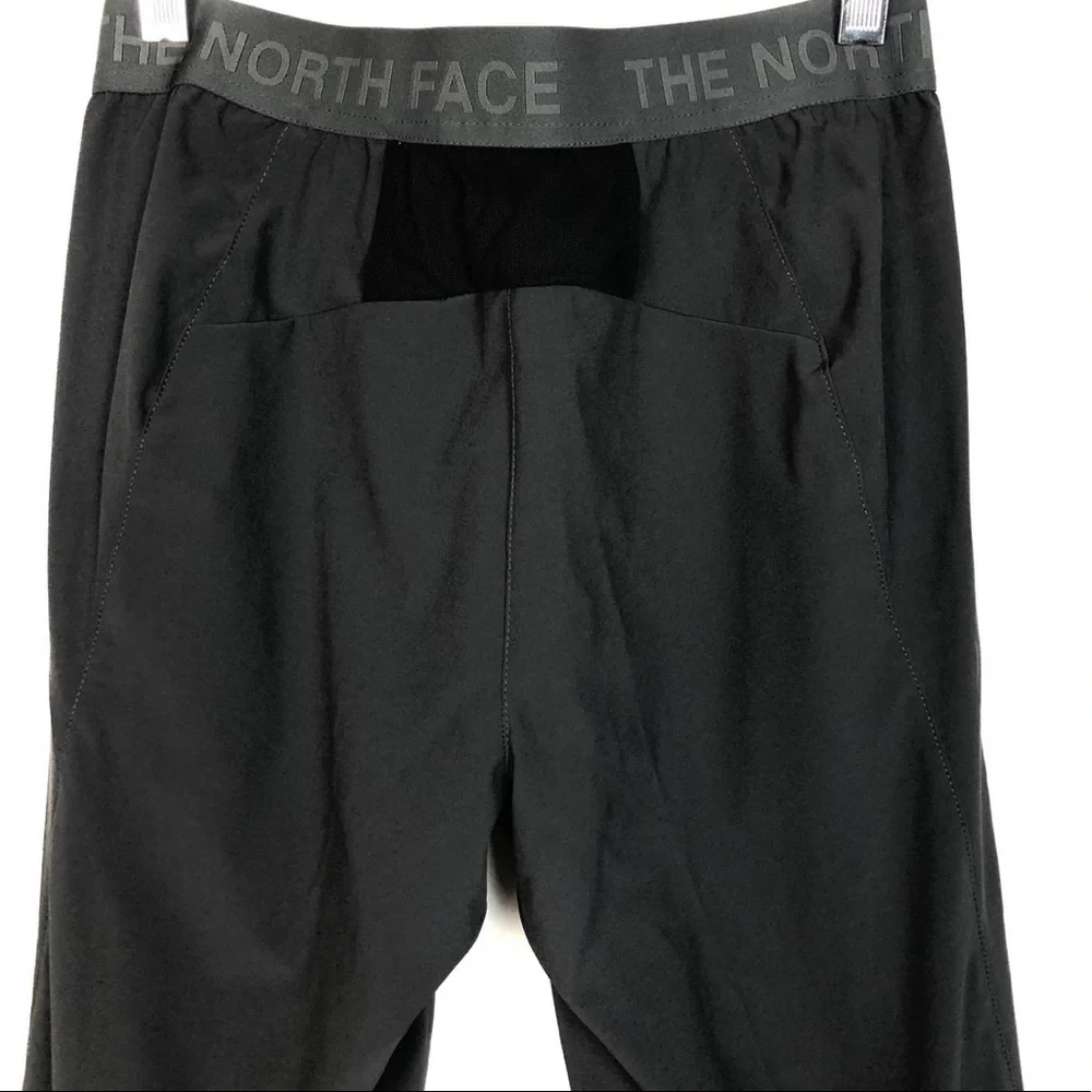 The North Face Men's Black Joggers with White Logo